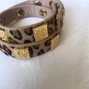 Rustic Cuff Double Wrap Bracelet